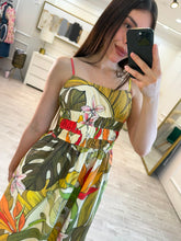 Cargar imagen en el visor de la galería, AMAIA - Maxi vestido estampado tropical
