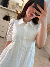 Cargar imagen en el visor de la galería, GISELLE - Maxi vestido blanco