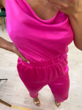 Cargar imagen en el visor de la galería, NADIA - Palazzo fucsia tirantes