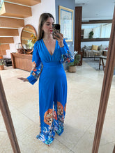 Cargar imagen en el visor de la galería, BRUNELLA - Palazzo azul estampado
