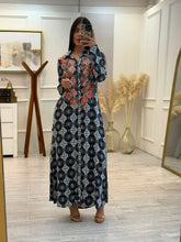 Cargar imagen en el visor de la galería, DIANDRA - Maxi vestido estampado