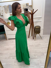 Cargar imagen en el visor de la galería, KENIA - Maxi vestido verde