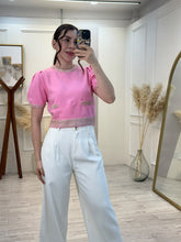 Cargar imagen en el visor de la galería, FEDORA - Blusa rosa con dorado