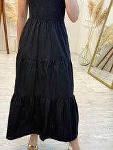 Cargar imagen en el visor de la galería, ERLINDA - Maxi vestido negro