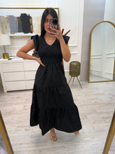 Cargar imagen en el visor de la galería, TESSA - Maxi vestido negro