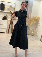 Cargar imagen en el visor de la galería, ELECTRA - Maxi vestido negro