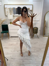 Cargar imagen en el visor de la galería, ARIANELL - Vestido midi blanco