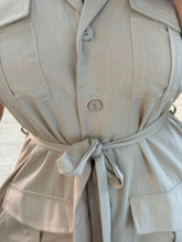Cargar imagen en el visor de la galería, DOROTEA - Vestido midi khaki