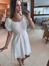 Cargar imagen en el visor de la galería, MIKA - Vestido corto blanco