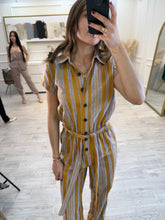 Cargar imagen en el visor de la galería, RHEA - Palazzo naranja rayas