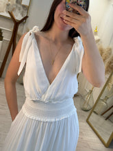Cargar imagen en el visor de la galería, PIPER - Maxi vestido blanco