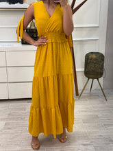 Cargar imagen en el visor de la galería, MAYA - Maxi vestido mostaza