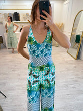 Cargar imagen en el visor de la galería, KATIA - Palazzo azul estampado hojas