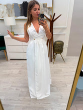 Cargar imagen en el visor de la galería, DAFNE - Maxi vestido blanco