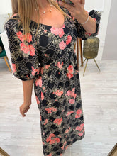 Cargar imagen en el visor de la galería, JESSICA - Maxi vestido estampado