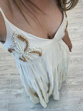 Cargar imagen en el visor de la galería, SAMARA - Maxi vestido avena tirantes