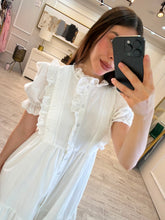 Cargar imagen en el visor de la galería, CARMELA - Maxi vestido blanco