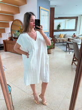 Cargar imagen en el visor de la galería, GRACELYN - Vestido corto blanco