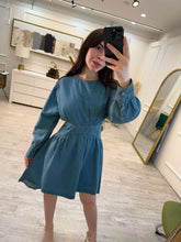 Cargar imagen en el visor de la galería, CLARITA - Vestido midi azul