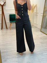 Cargar imagen en el visor de la galería, HANNELORE - Set pantalon y chaleco negro