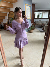 Cargar imagen en el visor de la galería, ALEXEI - Vestido corto lila
