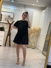 Cargar imagen en el visor de la galería, EUDORA - Vestido corto negro