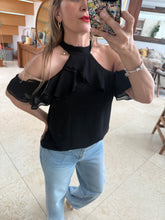 Cargar imagen en el visor de la galería, VALENKA - Blusa negra