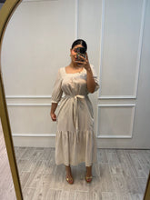 Cargar imagen en el visor de la galería, ASELA - Vestido midi rayas