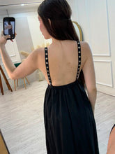 Cargar imagen en el visor de la galería, DUNE - Maxi vestido negro