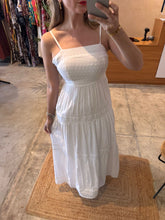 Cargar imagen en el visor de la galería, BEXLEY - Maxi vestido tirantes blanco