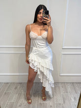 Cargar imagen en el visor de la galería, ARIANELL - Vestido midi blanco