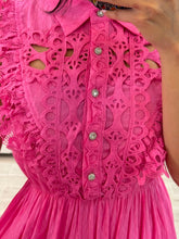 Cargar imagen en el visor de la galería, JOANA - Maxi vestido rosa