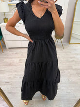Cargar imagen en el visor de la galería, TESSA - Maxi vestido negro