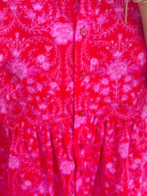 Cargar imagen en el visor de la galería, GOLDIE - Vestido corto rojo estampado