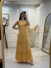 Cargar imagen en el visor de la galería, SAORI - Maxi vestido tirantes