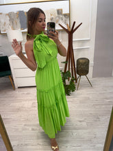 Cargar imagen en el visor de la galería, AILEN - Maxi vestido verde