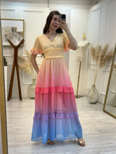 Cargar imagen en el visor de la galería, SAVANNAH - Maxi vestido degradado