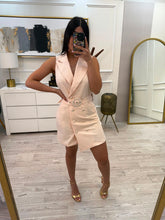 Cargar imagen en el visor de la galería, HALIA - Vestido beige