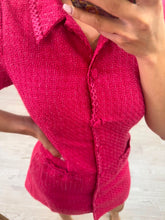 Cargar imagen en el visor de la galería, BERENICE - Vestido corto fucsia