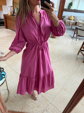 Cargar imagen en el visor de la galería, GAELA - Maxi vestido bugambilia