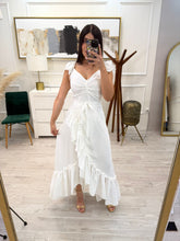 Cargar imagen en el visor de la galería, HAYDEE - Maxi vestido blanco