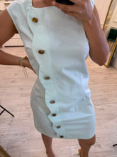 Cargar imagen en el visor de la galería, ELAINE - Vestido corto menta botones