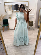 Cargar imagen en el visor de la galería, MAZIE - Maxi vestido menta