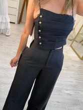 Cargar imagen en el visor de la galería, GENESIS - Set pantalon y blusa negro