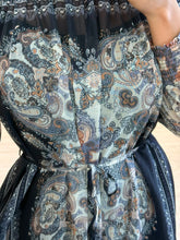 Cargar imagen en el visor de la galería, PROMISE - Vestido midi estampado