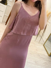 Cargar imagen en el visor de la galería, IVY - Maxi vestido rosa viejo