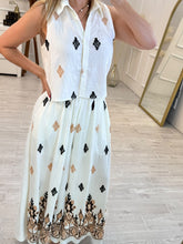 Cargar imagen en el visor de la galería, FILIPPA - Set blusa y pantalón estampado