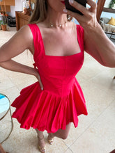 Cargar imagen en el visor de la galería, CANNES - Vestido corto rojo