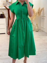 Cargar imagen en el visor de la galería, PIETRA - Maxi vestido verde