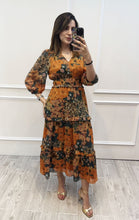 Cargar imagen en el visor de la galería, ELLEN - Maxi vestido estampado